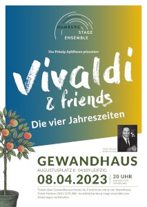 Einladung: „Das Prinzip Apfelbaum&quot; lädt zum Osterkonzert mit dem Hamburg Stage Ensemble | Gewandhaus Leipzig | 8. April 2023