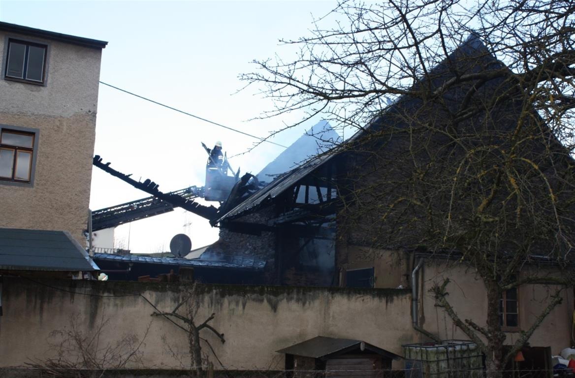 POL-PDMY: Brand einer Scheune