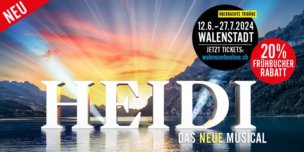 Das neue HEIDI-MUSICAL der Walensee-Bühne erzählt die Originalgeschichte