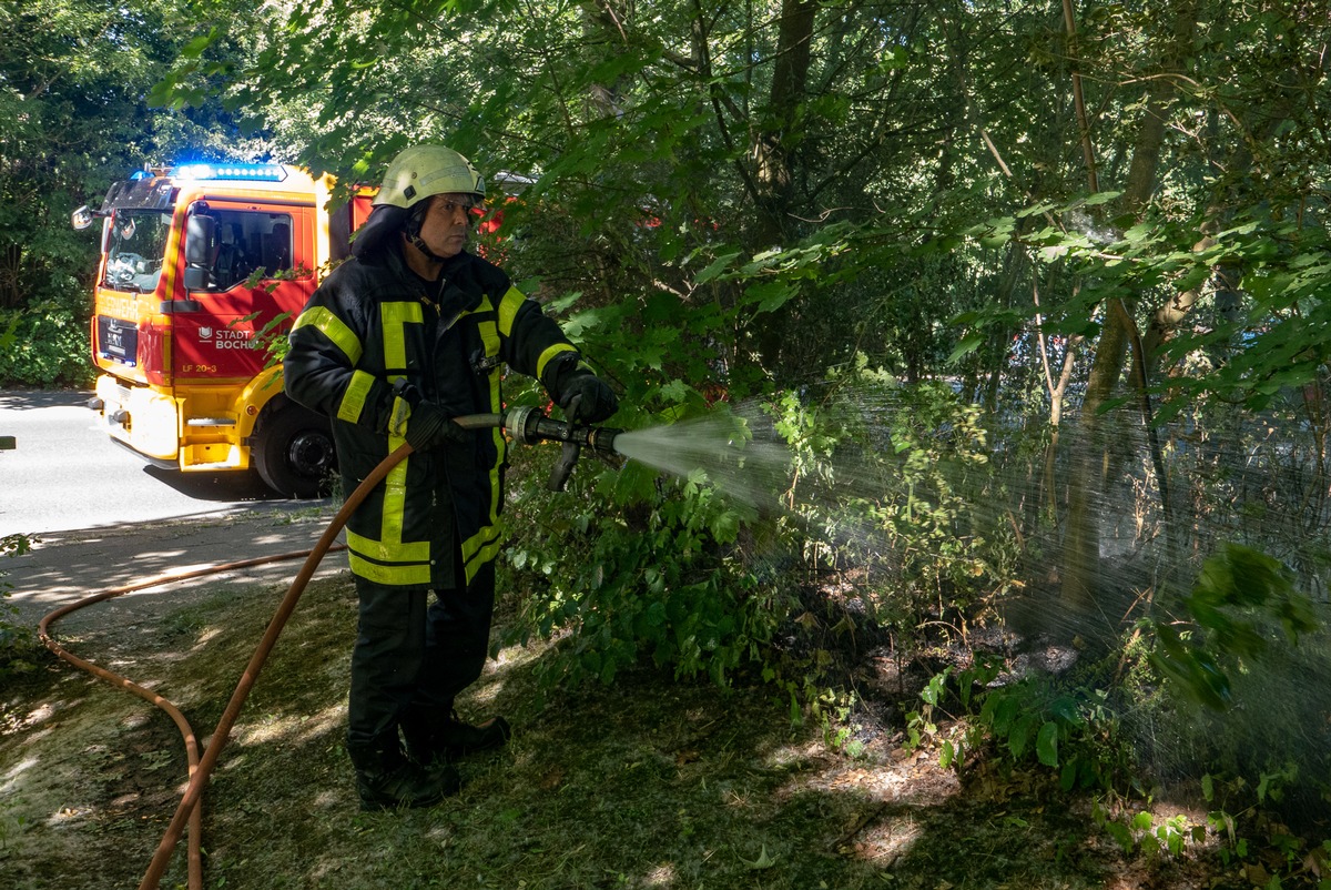 FW-BO: Erhöhte Wald- und Flächenbrandgefahr auch in Bochum - erste Einsätze am Montag