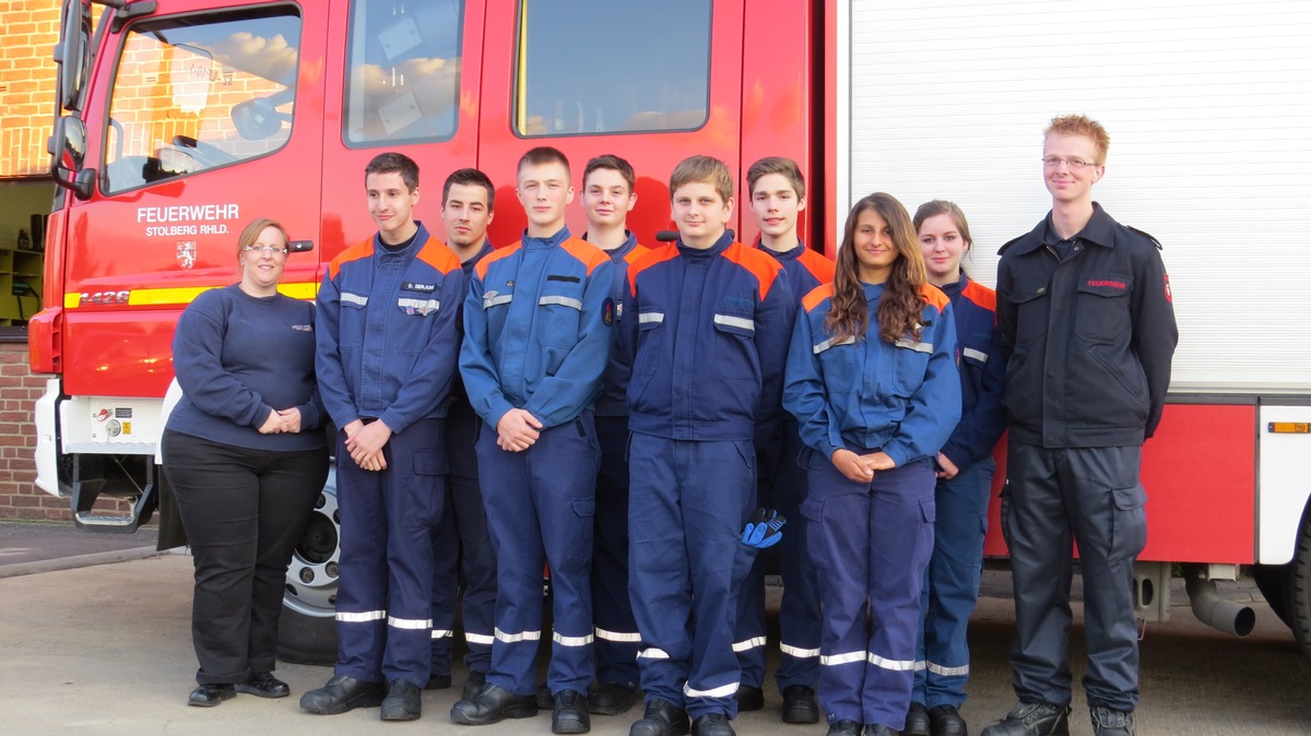 FW-Stolberg: Jugendfeuerwehr Stolberg erfolgreich bei der Leistungsspangenabnahme in Troisdorf