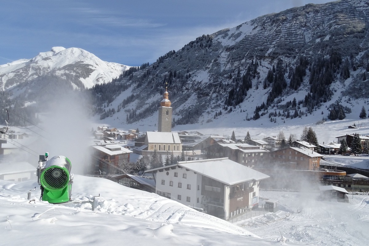 Das Skigebiet Lech Zürs am Arlberg startet in den Skiwinter