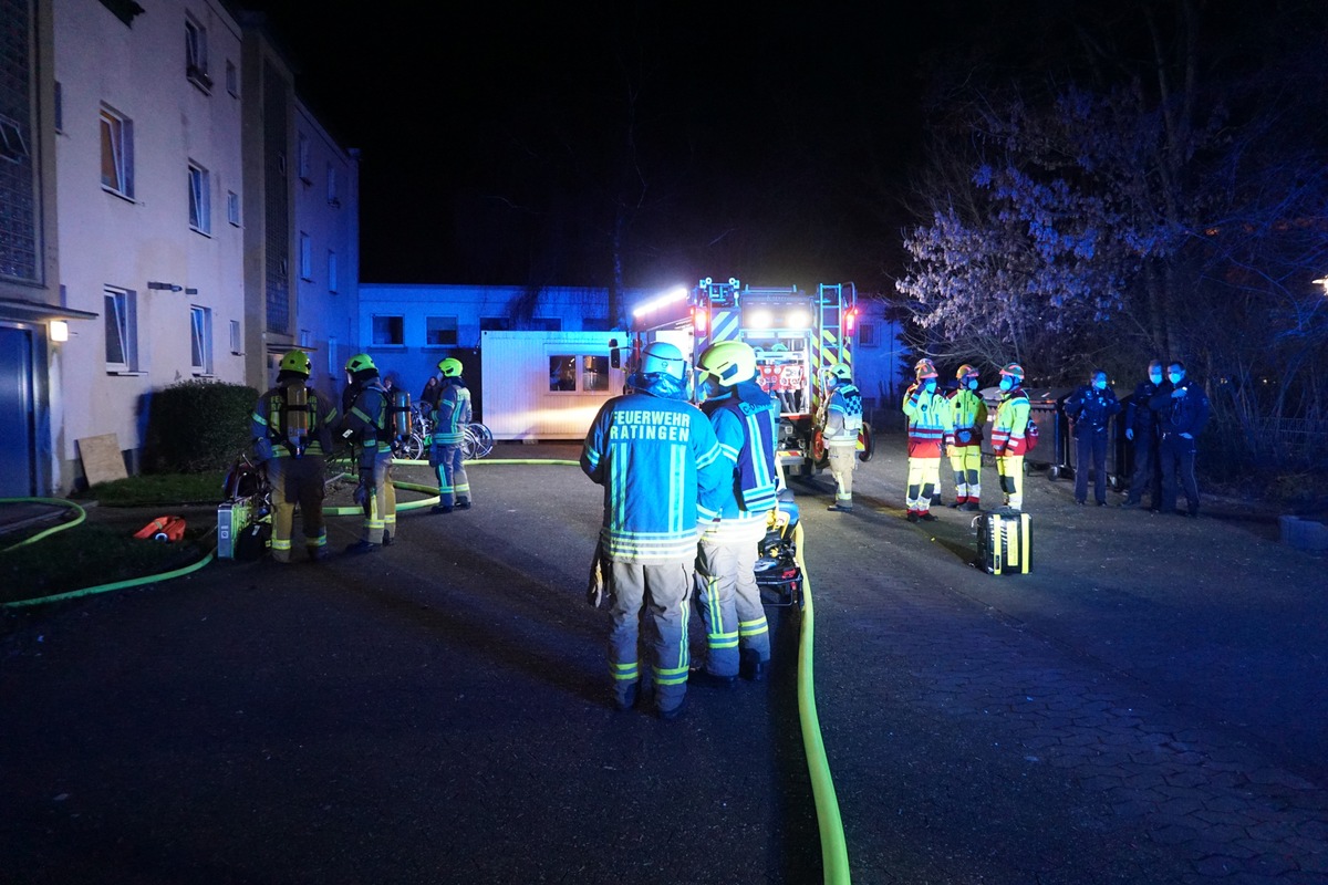 POL-ME: Defekter Wäschetrockner löst Wohnungsbrand aus - Ratingen - 2202063