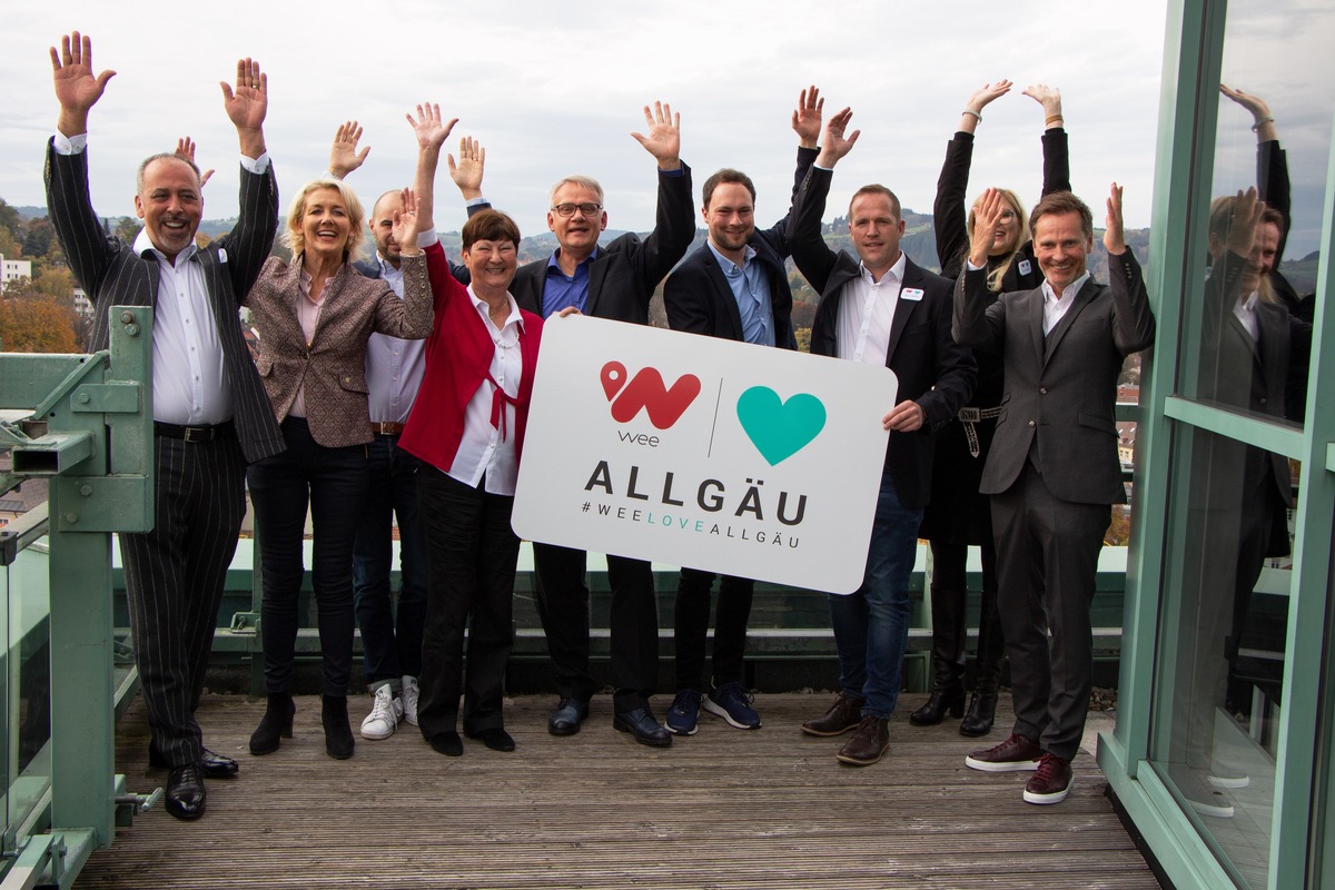 Stationärer Einzelhandel im Allgäu mit wee als Partner gegen Umsatzeinbußen durch Online-Shopping / Mit der Botschaft &quot;wee Love Allgäu&quot; als Initiative die Zukunft aktiv mitgestalten