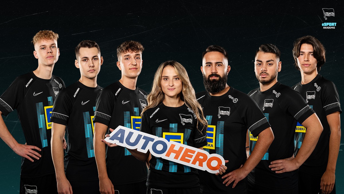 Autohero unterstützt auch die eSport-Akademie von Hertha BSC