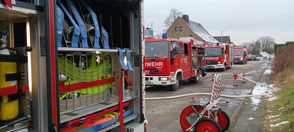 FW-KLE: Kaminbrand in Materborn