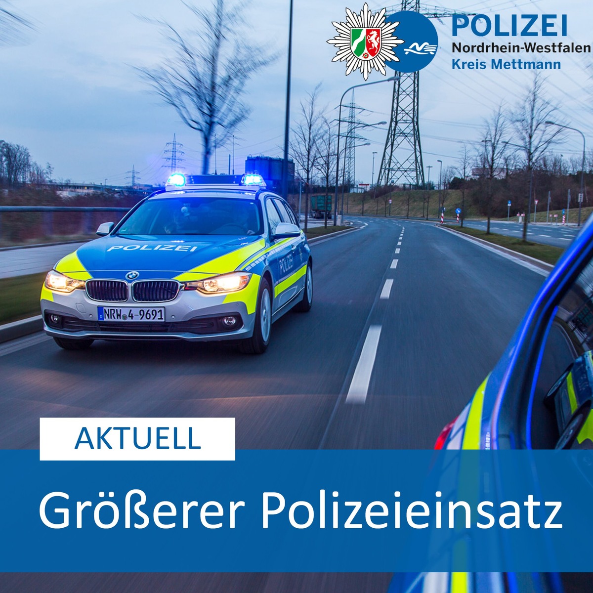 POL-ME: Erstmeldung - Aktuelle Informationen zu einem Polizeieinsatz in Ratingen: Schussabgabe nach Messerangriff - Ratingen - 2502048