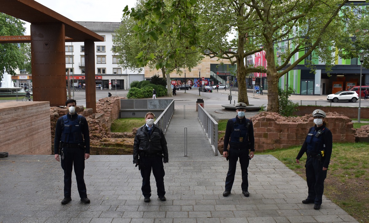 POL-PPWP: Kaiserslautern trägt Maske! - Gemeinsame Pressemitteilung der Stadt Kaiserslautern und des Polizeipräsidiums Westpfalz -