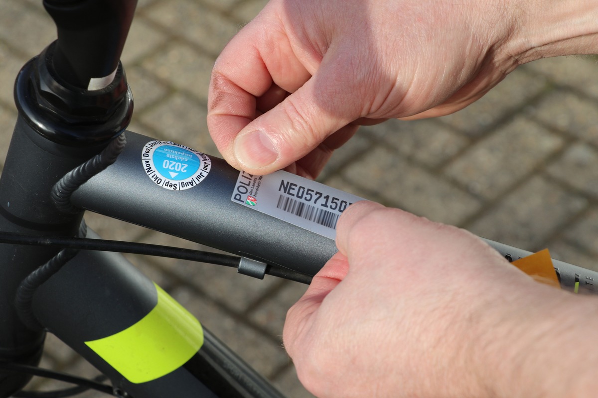 POL-NE: Fahrrad sichergestellt und zugeordnet - Lassen Sie Ihr Fahrrad codieren!