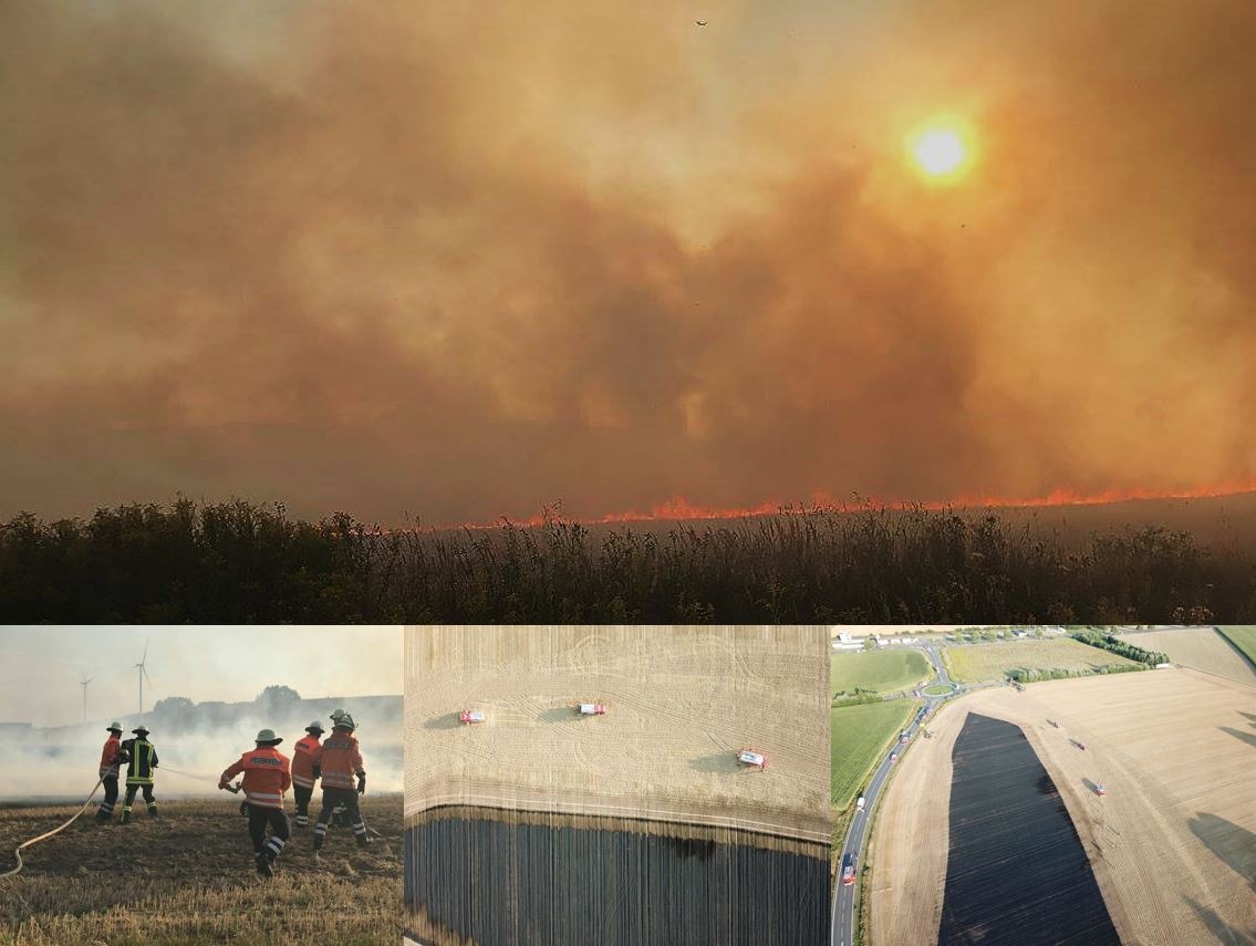 POL-HM: Flächenbrand bei Hasperde - weggeworfene Zigarettenkippe war womöglich Brandauslöser