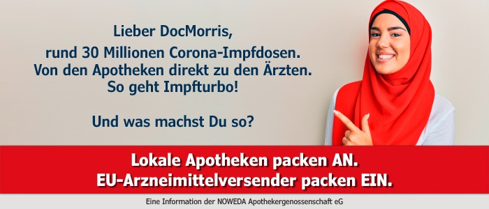 ANpacken statt EINpacken! NOWEDA konfrontiert DocMorris: &quot;Und was machst Du so?&quot;