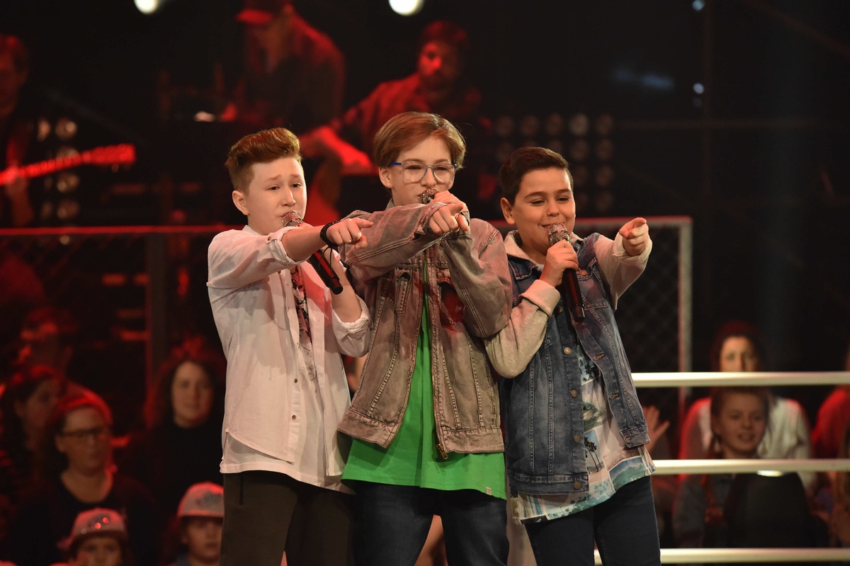 Take That! Geburtsstunde einer Boyband im #VoiceKids-Ring