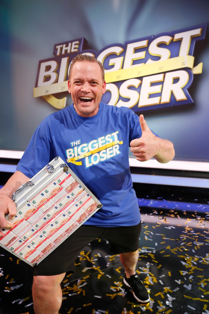 Fette Quote zum Finale: &quot;The Biggest Loser&quot; erzielt starke 14,2 Prozent Marktanteil / Sieger Stefan verliert 65 Kilo und gewinnt 50.000 Euro