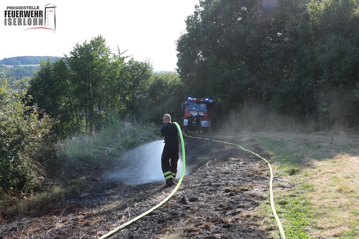 FW-MK: Flächenbrand in Iserlohn-Letmathe