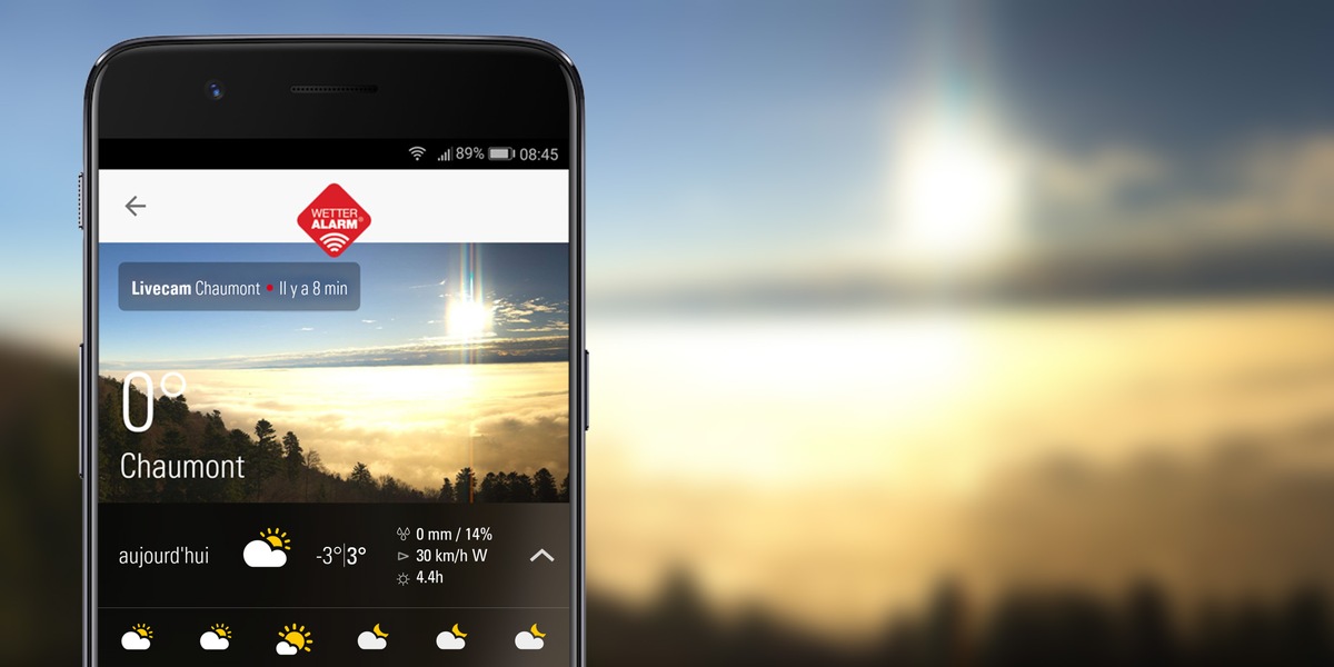 Alarme-Météo décroche une récompense / L&#039;application météorologique a été récompensée dans le cadre du Best of Swiss Apps Awards