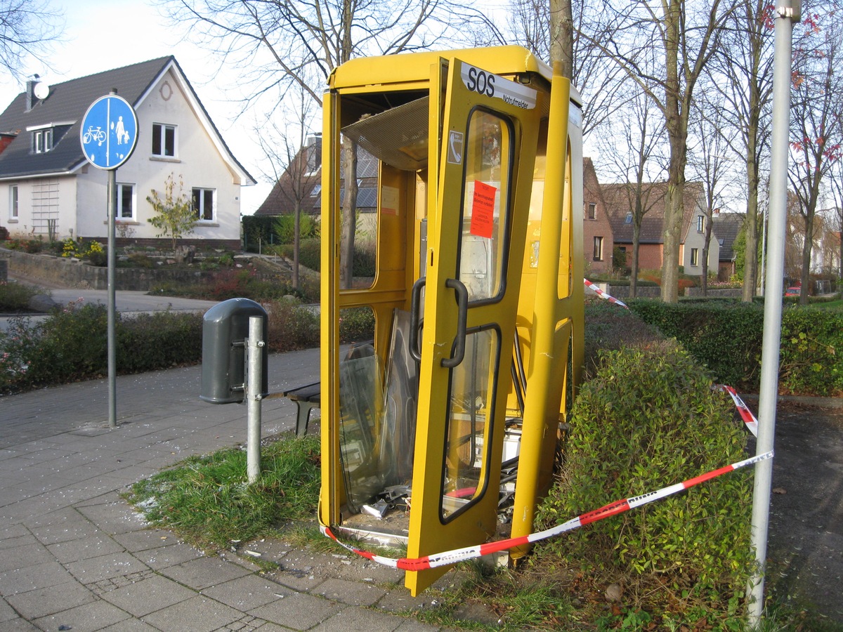 LKA-SH: Zeugenaufruf nach Automatensprengungen in Eutin - Bilder beigefügt