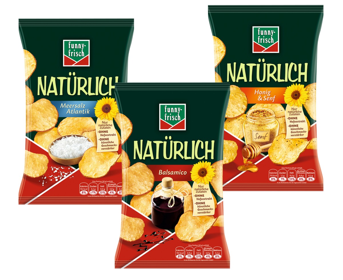 Der neueste Trend bei Kartoffelchips-Fans: funny-frisch Natürlich! (BILD)