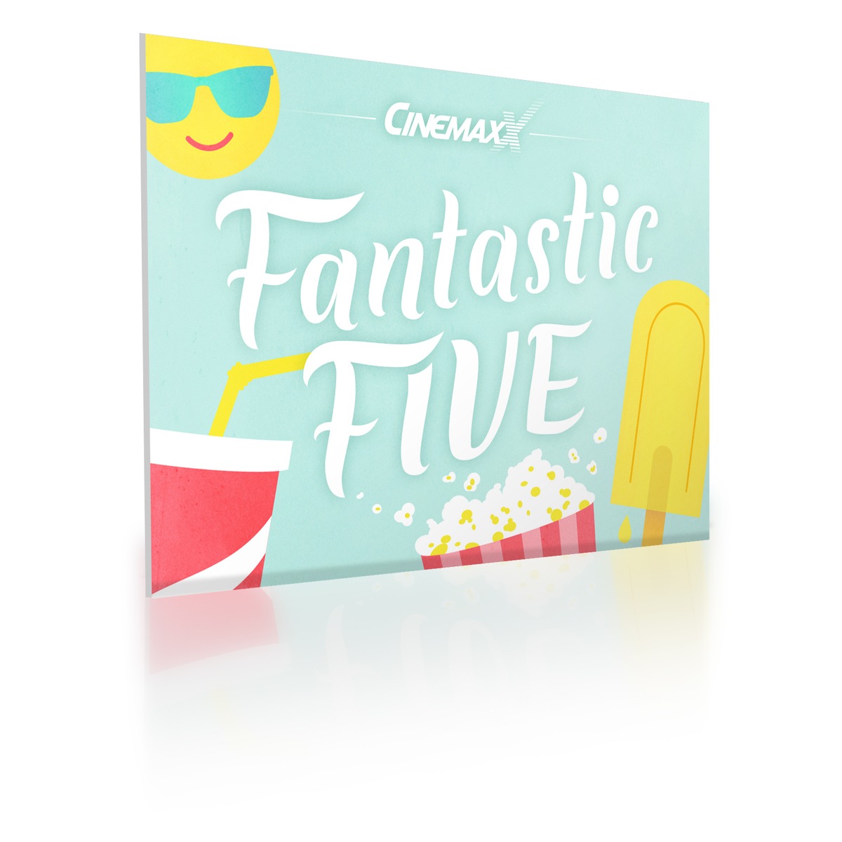 CinemaxX präsentiert das &quot;Fantastic Five&quot; Ticket für den Sommer: Fünfmal Kino - für unschlagbare 29,90 Euro