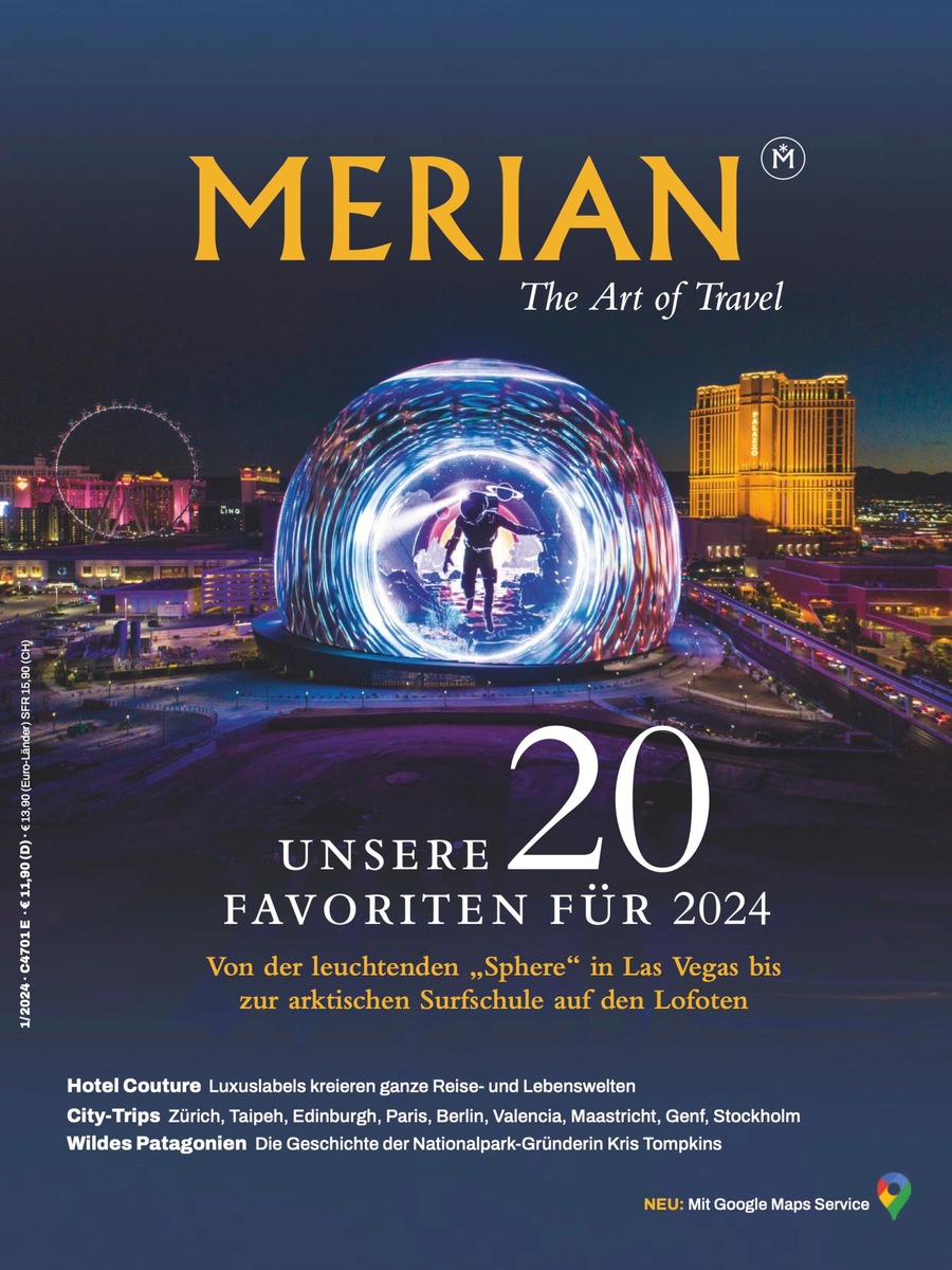 Merian: Die 20 besten Reiseziele 2024