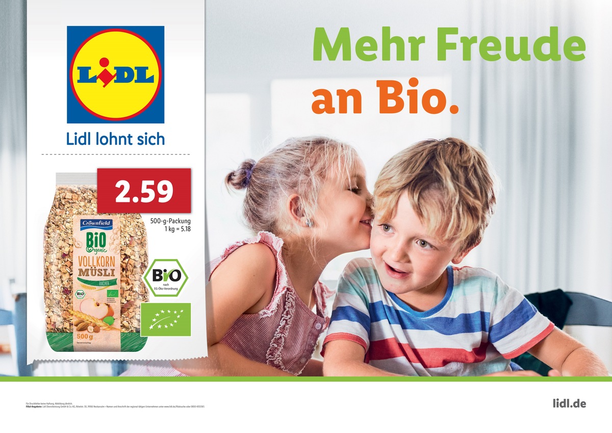 &quot;Mehr Freude für alle&quot; - Lidl Deutschland startet neuen Markenauftritt / Stärkere Wiedererkennung durch einheitliches Corporate Design (FOTO)