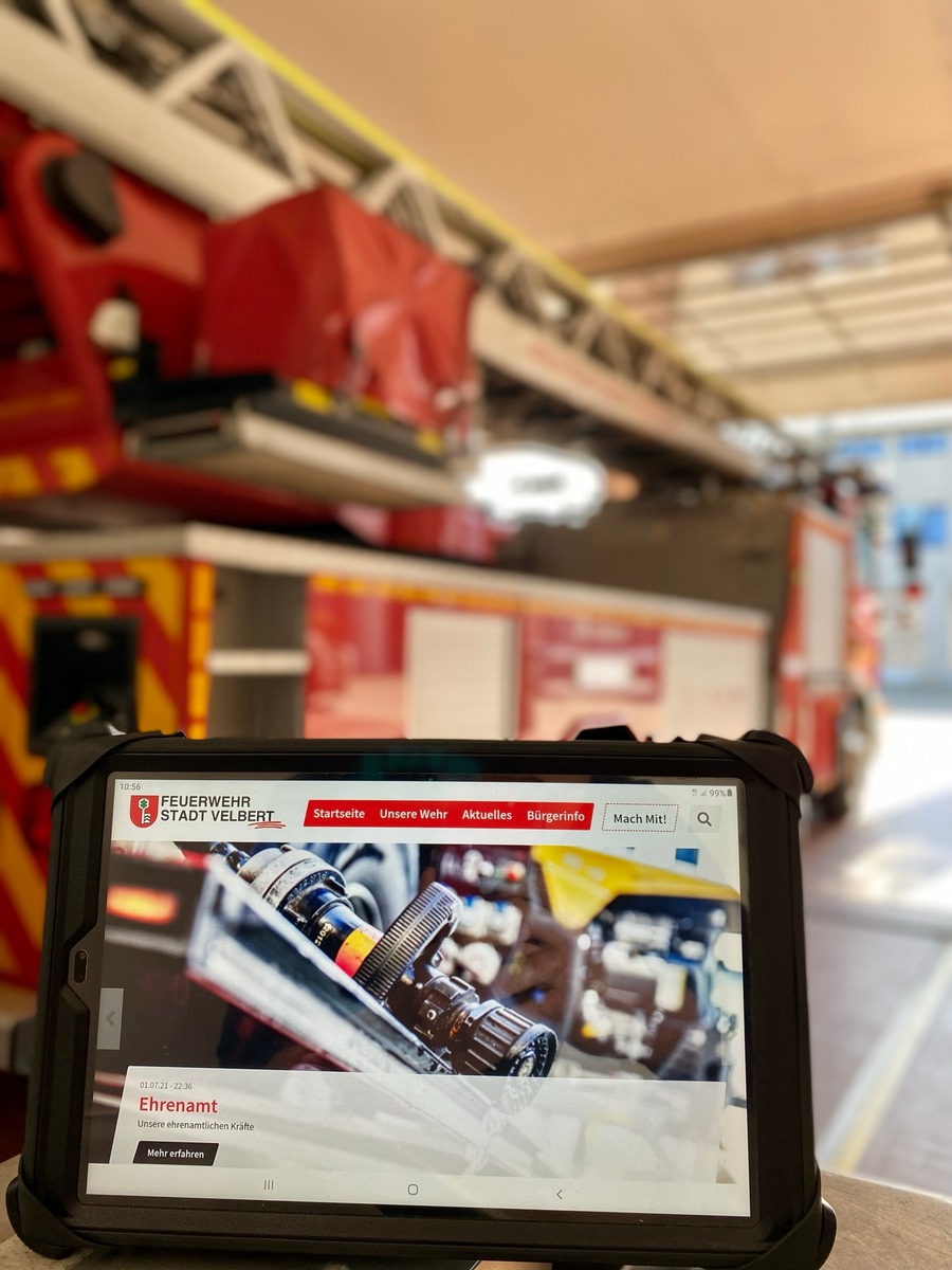 FW-Velbert: Neue Homepage der Feuerwehr Velbert Online