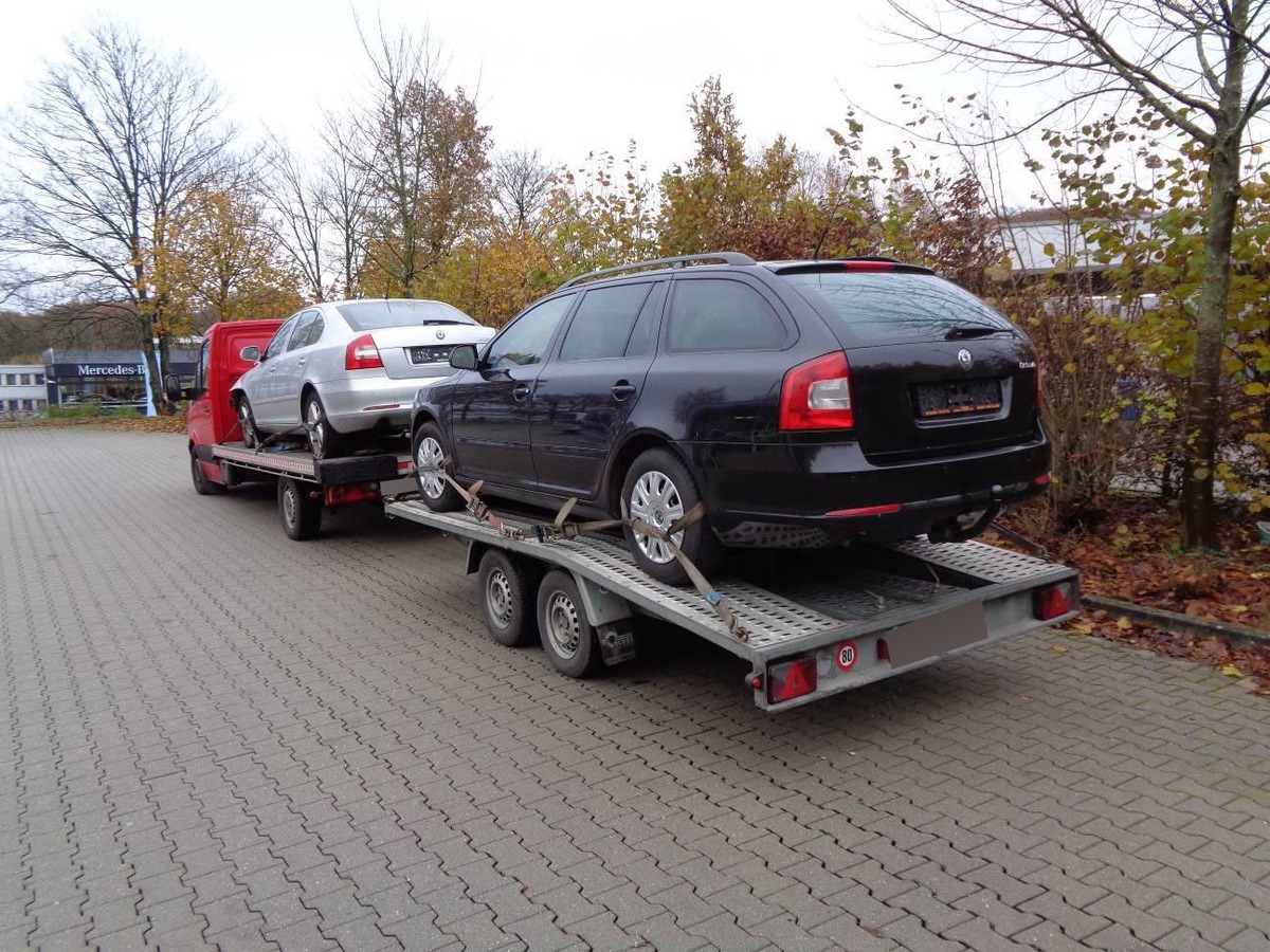 POL-MK: Polizeibeamte legen Transporter still