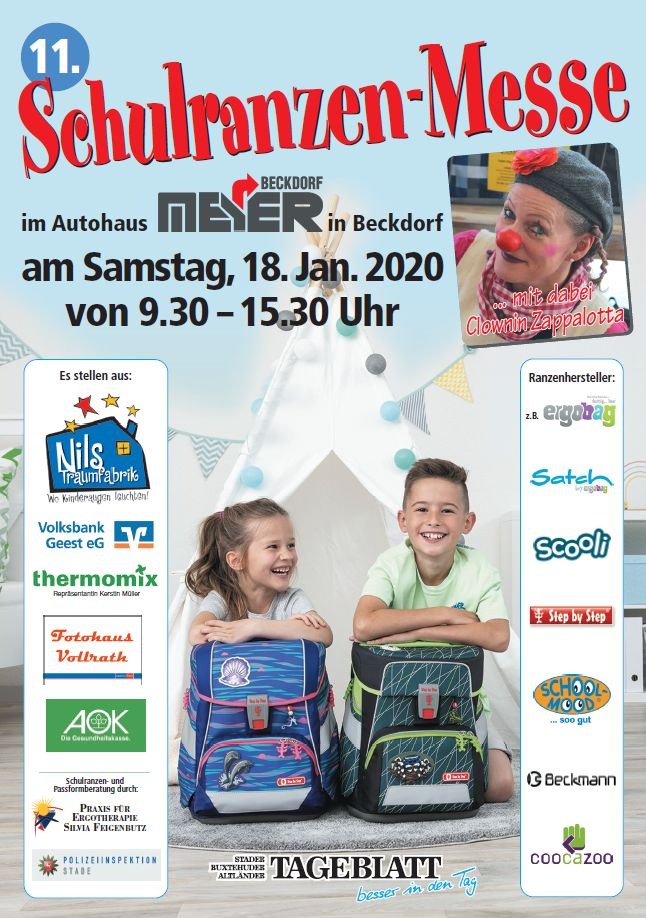 POL-STD: Schulranzenmesse in Beckdorf - Polizei mit Infostand dabei