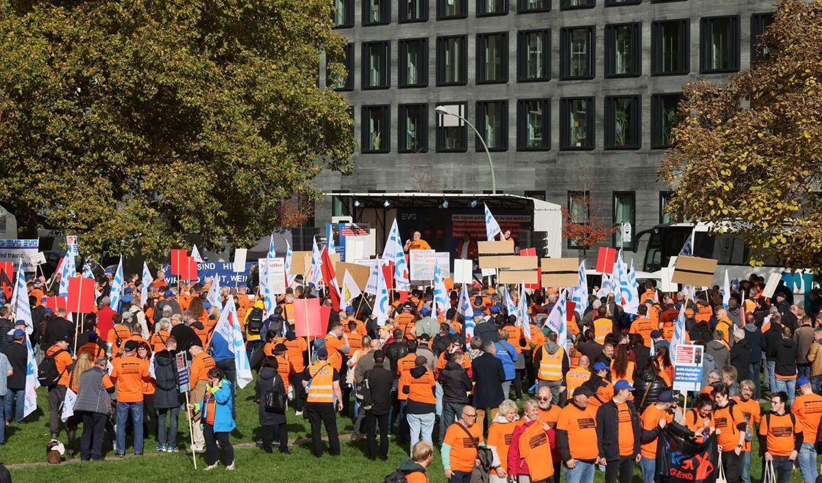 EVG-Demo für Schienengüterverkehr: Wir sind systemrelevant in diesem Land