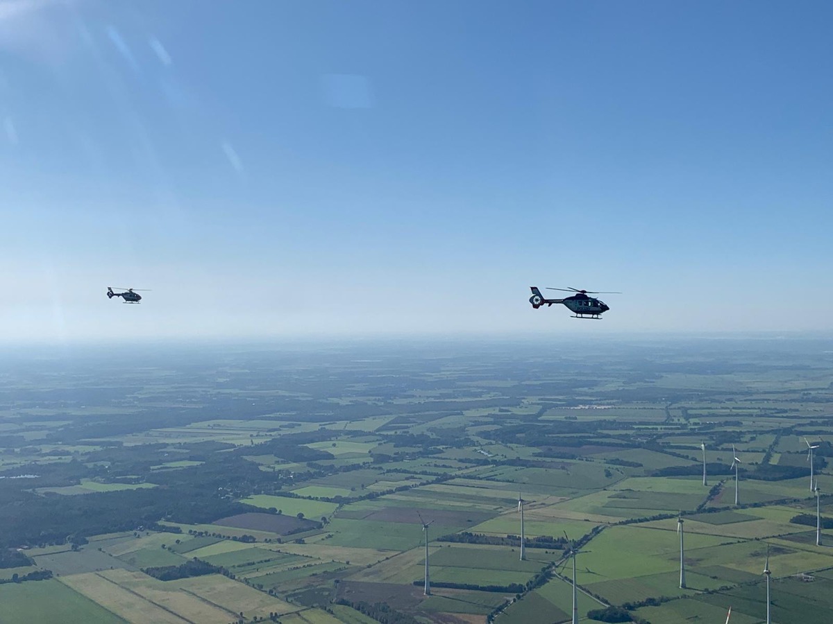 LWSPA M-V: 40. Ausbildungslehrgang für Hubschrauberpiloten und Flugtechniker der Polizeien der Länder zu Gast am Airport Rostock/Laage