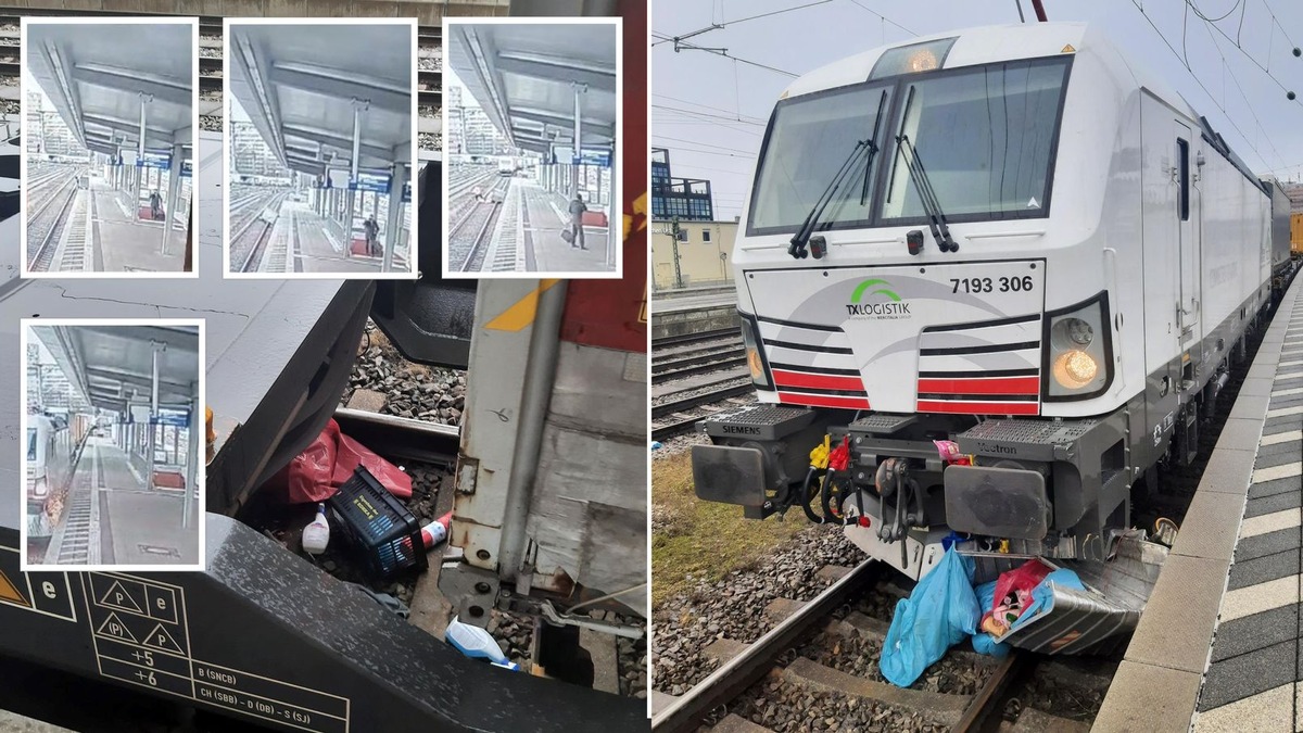 Bundespolizeidirektion München: Dramatische Szene im Ostbahnhof / Gefährlicher Eingriff in den Bahnverkehr