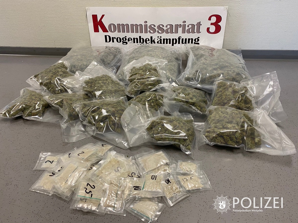 POL-PPWP: Über 5 Kilo Drogen