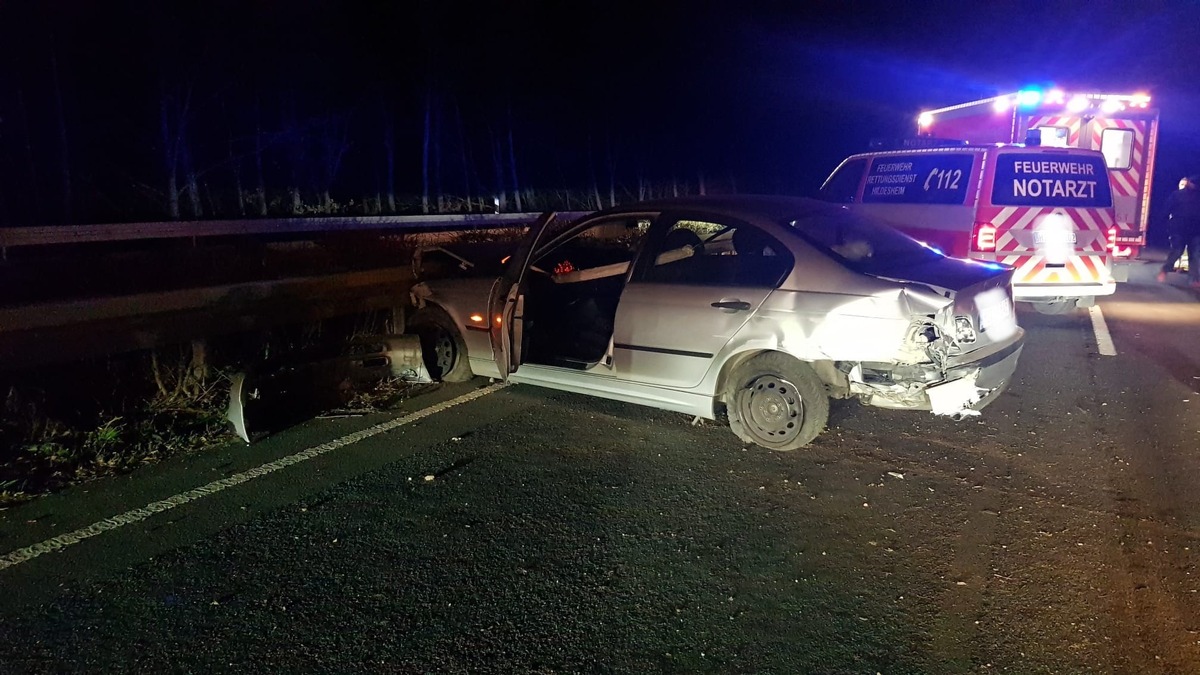 POL-HI: Verkehrsunfall auf der Bundesstraße 6 endet glimpflich