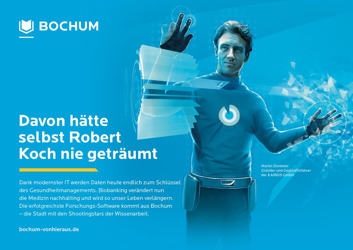 Bochum ist Shootingstar der Wissensarbeit - Stadtmarken-Kampagne von Bochum Marketing gestartet