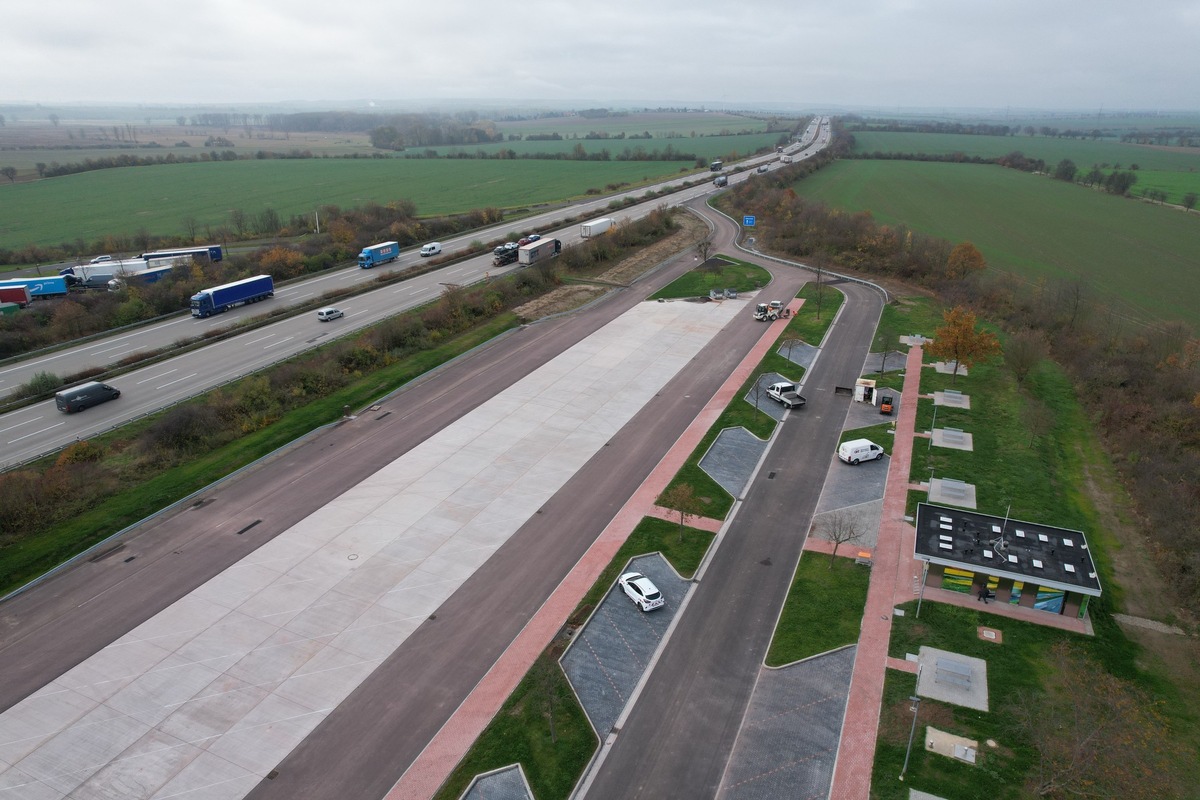 A 2: Verkehrsfreigabe Parkplatz Lorkberg-Nord