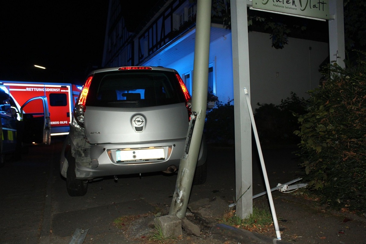 POL-OE: 80-jährige Seniorin bei Unfall verletzt