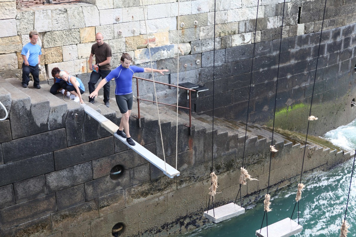 Abgestürzt? Patrick Nuo am 1. März bei &quot;Fort Boyard&quot; (mit Bild)