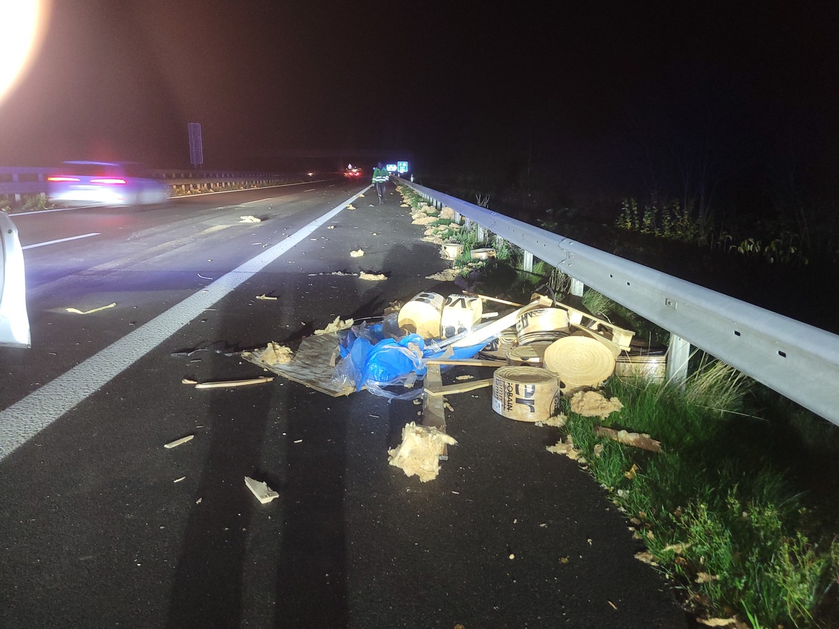 POL-EL: A31 / Haren - mangelnde Ladungssicherung führte zu Verkehrsunfall