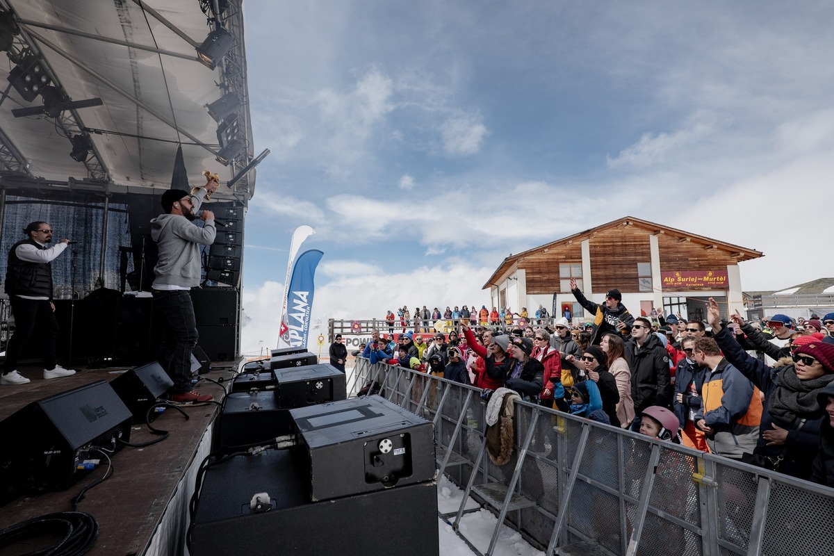 Breitbild und Dodo sorgen für gute Stimmung am Frühlingsfest Corvatsch-Silvaplana