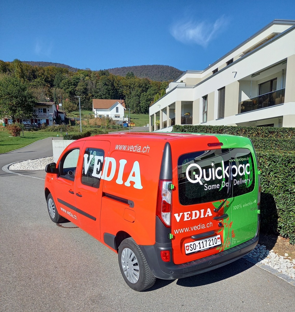 VEDIA électrise ses colis avec Quickpac