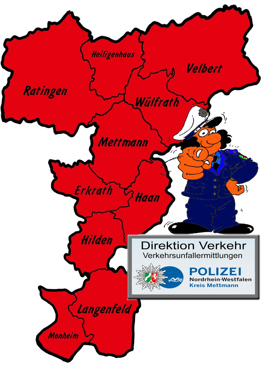 POL-ME: Verkehrsunfallfluchten aus dem Kreisgebiet - Kreis Mettmann - 2003056