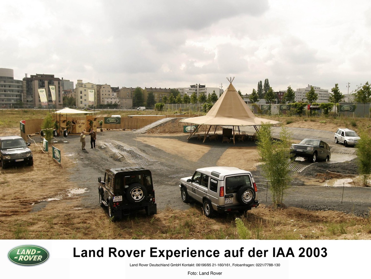 Land Rover Experience auf der IAA 2003