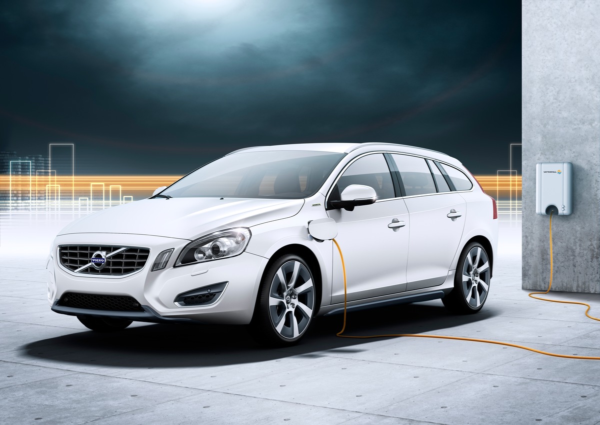 Weltpremiere am Automobilsalon Genf - Der Volvo V60 Plug-in Hybrid als 3-in-1-Modell