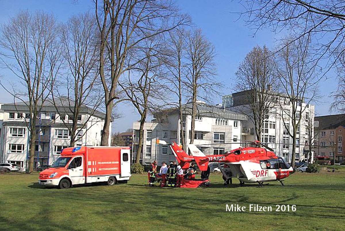 FW-E: Verkehrsunfall auf der BAB 42 in der AS Bottrop-Süd, Fahrerin schwer verletzt