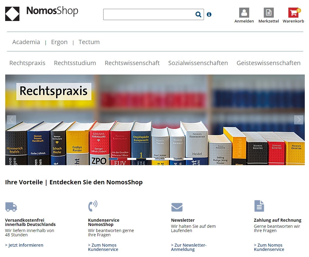 Nomos stellt neuen Onlineshop vor