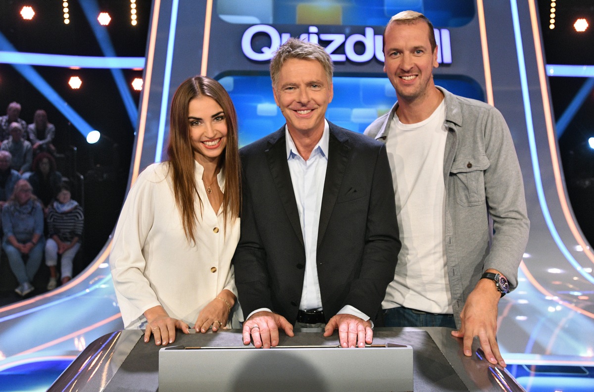 Das Erste / &quot;Let&#039;s Dance&quot; vs. &quot;Quizduell-Olymp&quot;: Pascal Hens und Ekaterina Leonova tanzen mit Jörg Pilawa / am Freitag, 17. April 2020, 18:50 Uhr im Ersten