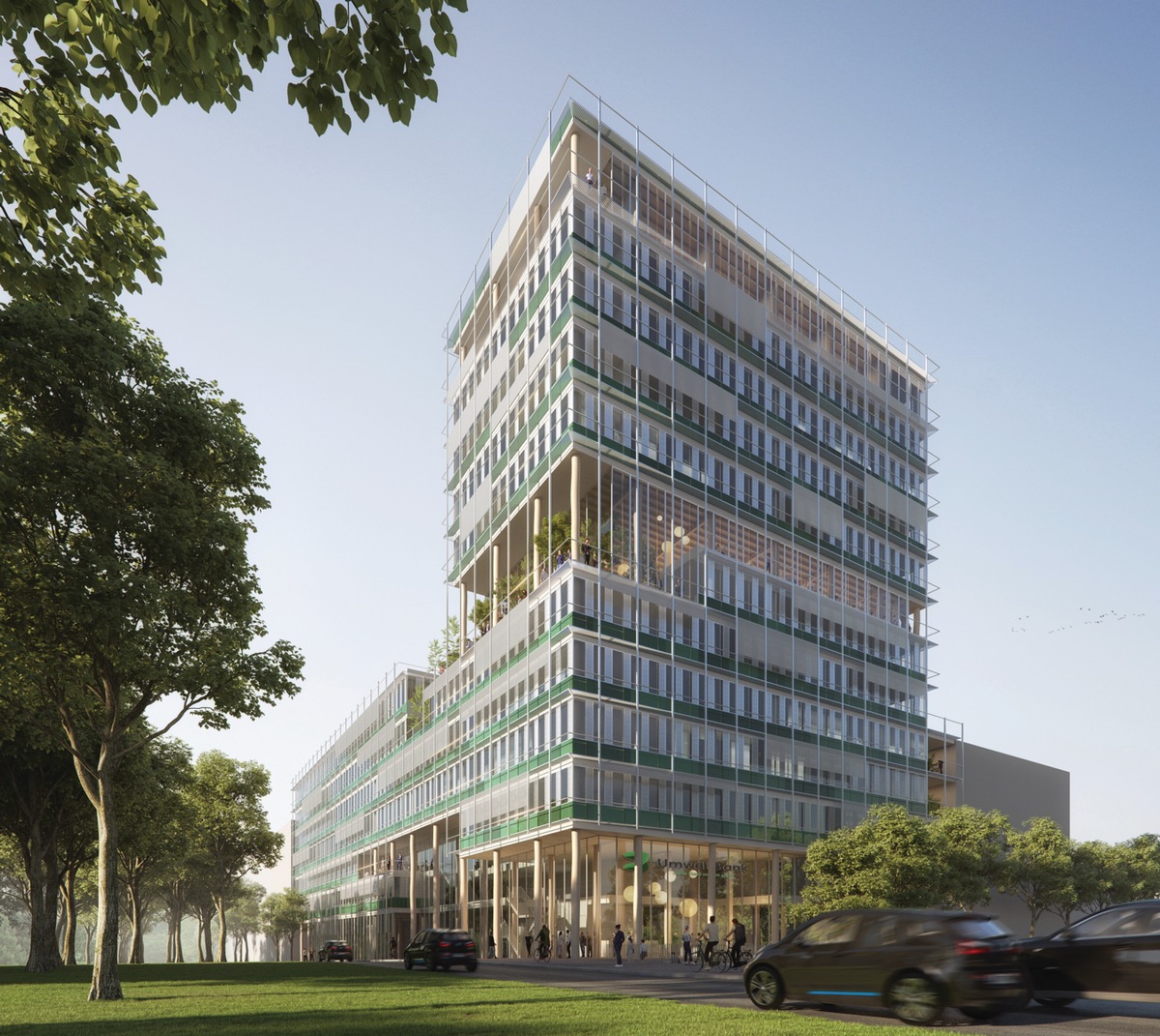 Preisträger im Architektur-Wettbewerb für den neuen Hauptsitz der UmweltBank stehen fest / Nachhaltiges Bürogebäude in Nürnberg soll zukunftsweisende Akzente setzen