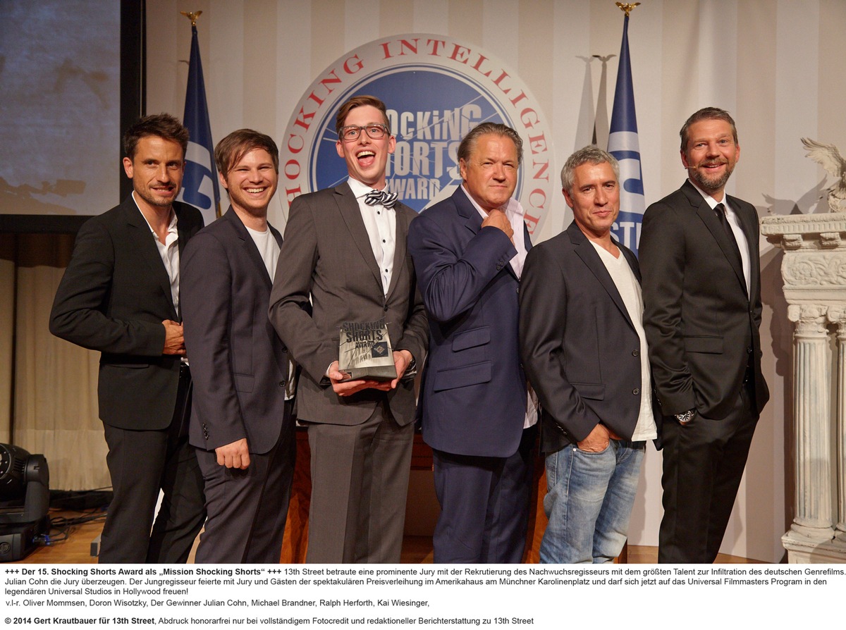 Julian Cohn gewinnt den 15. Shocking Shorts Award von 13th Street (FOTO)