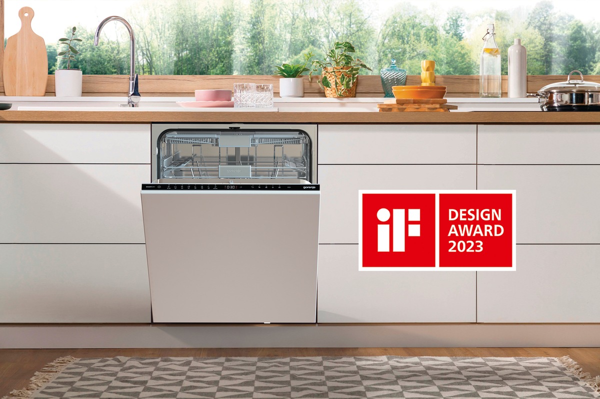 Gorenje gewinnt iF Design Award für die UltraClean Geschirrspüler