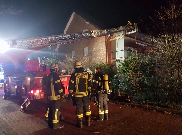 FW-Schermbeck: Vermeintlicher Zimmerbrand in der Silvesternacht