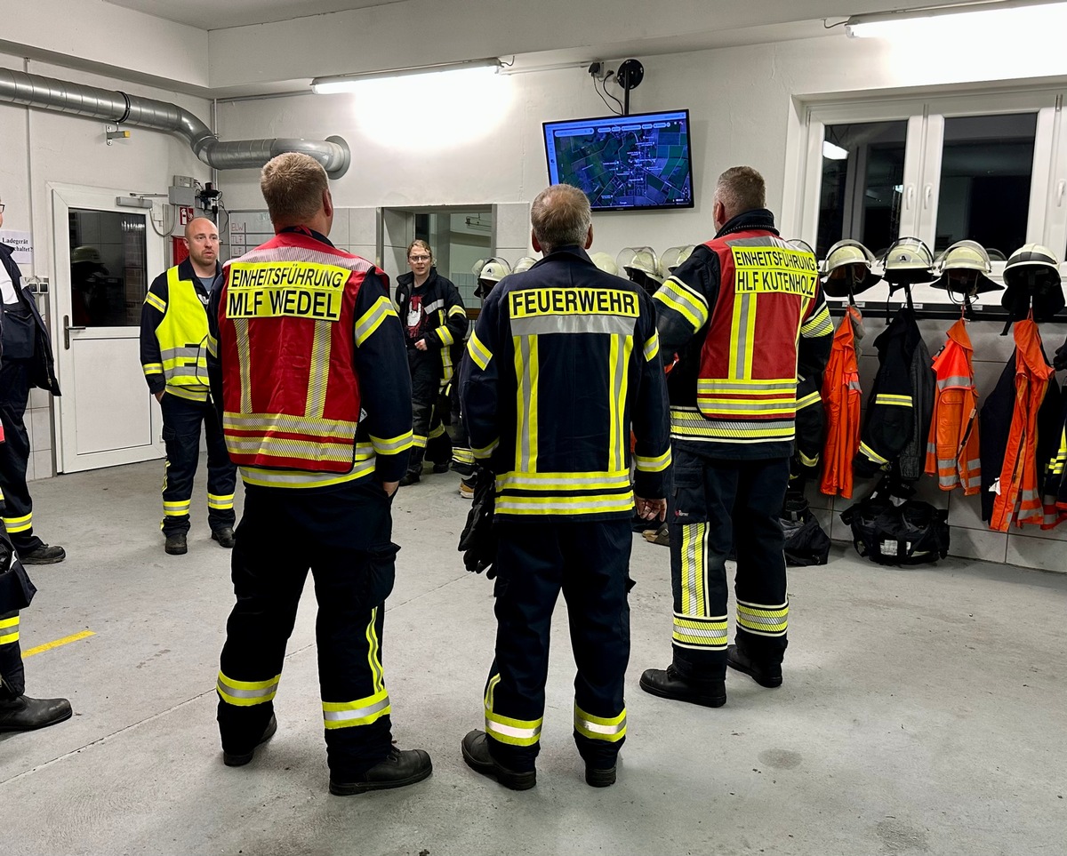 FFW Fredenbeck: Feuerwehr zu nächtlicher Personensuche alarmiert